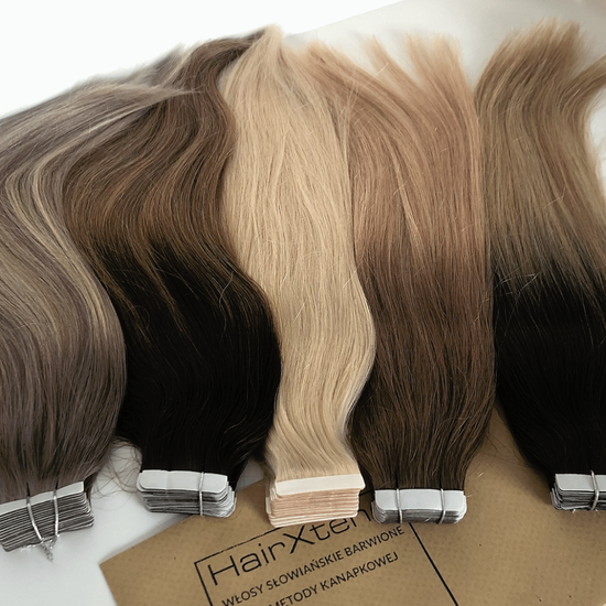 SŁOWIAŃSKIE BARWIONE TAPE ON, 35CM, 20/OP, 50GRAM